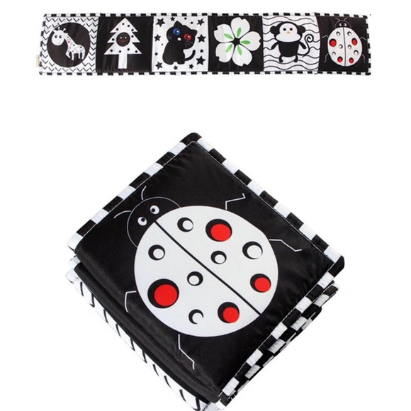 High contrast black and white baby books, early development sensory books - Picture 5 of 5